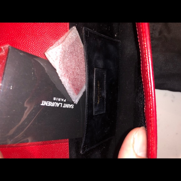 Ysl monogram cassandre clutch red - Picture 5 of 5